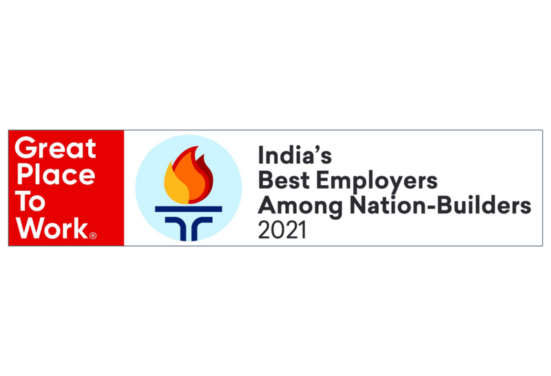 GPTW Logo - India's Best Employers among Nation Builders 